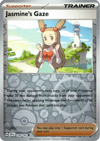 Jasmine's Gaze [Reverse Holo] #178 Pokemon Surging Sparks