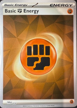 Basic Fighting Energy [Holo] #14 Pokemon Scarlet & Violet Energy 