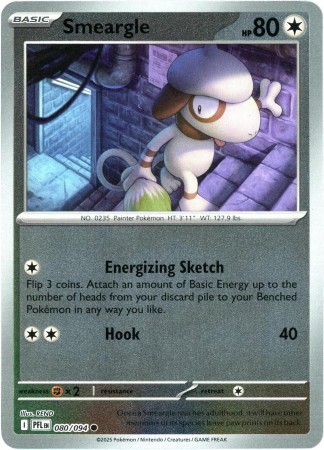 Smeargle [Reverse Holo] #80 Pokemon Phantasmal Flames
