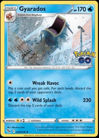 Gyarados [Holo] #22 Pokemon Go
