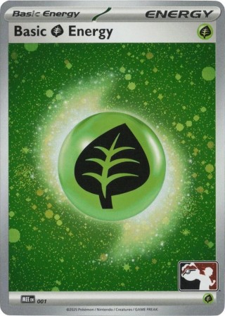 Basic Grass Energy [Prize Pack Cosmos Holo] #1 Pokemon Mega Evolution Energy