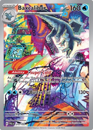 Baxcalibur #210 Pokemon Paldea Evolved