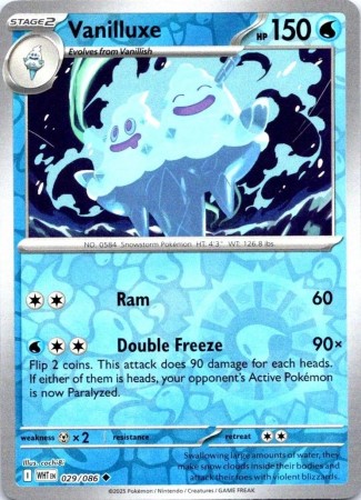 Vanilluxe [Reverse] #29 Pokemon White Flare