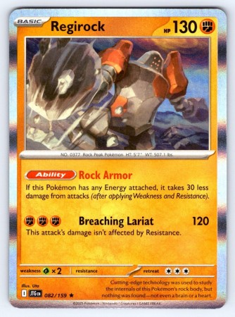 Regirock #82 Pokemon Journey Together