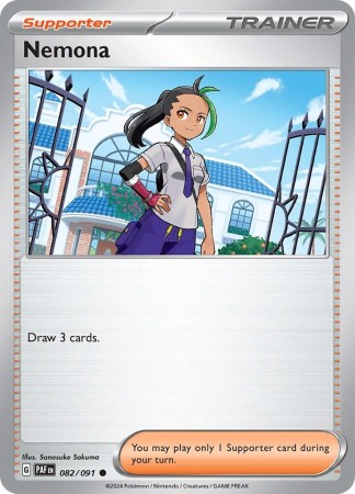Nemona #82 Pokemon Paldean Fates