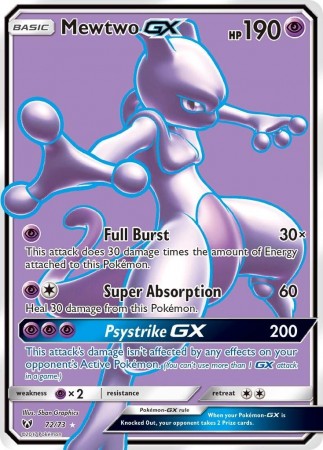 Mewtwo GX #72 Pokemon Shining Legends