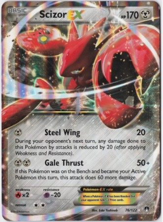 Scizor EX [Jumbo] #76 Pokemon BREAKpoint