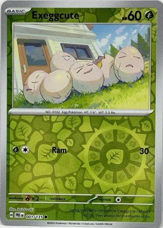 Exeggcute [Reverse] #1 Pokemon Prismatic Evolutions