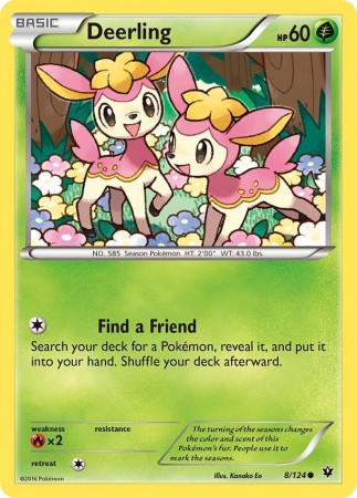 Deerling #8 Pokemon Fates Collide