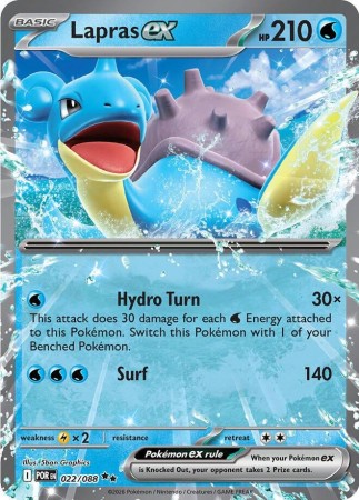Lapras ex #22 Pokemon Perfect Order