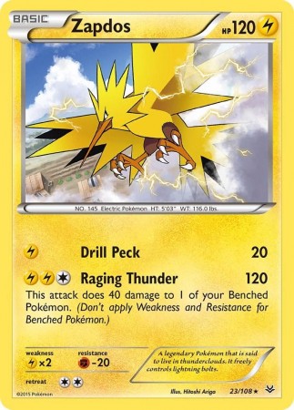 Zapdos #23 Pokemon Roaring Skies