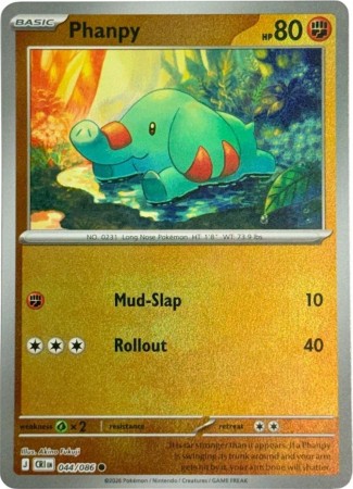 Phanpy [Reverse Holo] #44 Pokemon Chaos Rising