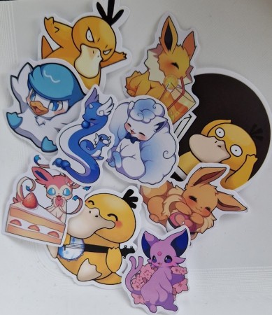 Klistremerker - pokemon