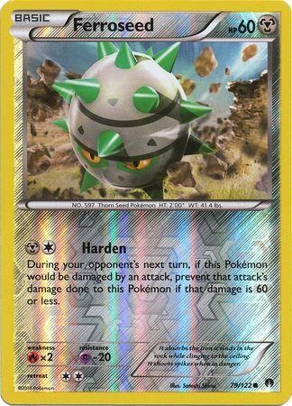 Ferroseed [Reverse Holo] #79 Pokemon BREAKpoint