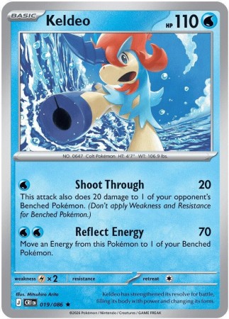 Keldeo #19 Pokemon Chaos Rising